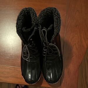 Size 8.5 Women’s Nature Breeze Black Rain Boots